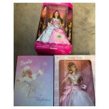 3 Collectible Barbies
