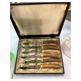 Solingen German Stag Handle Knives