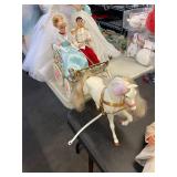 Cinderella and Prince in Carriage