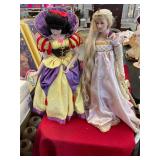 Snow White and Rapunzel Dolls