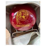 Vintage Redskins Undrilled Bowling Ball