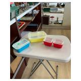 Set of Vintage Pyrex Refrigerator Dishes