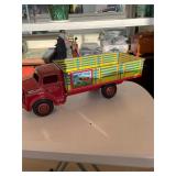 Lazy Days Farms Tin Litho Antique Toy Truck