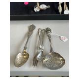 Antique Sterling Flatware serving Pieces