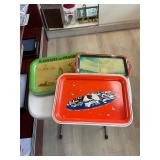 3 Vintage New York World Fair Trays