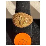 10k Gold Military Ring