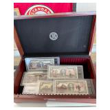 5 WW2 Scene $2 Bills in Commemorative Box