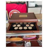 Franklin Mint Proof Rembrandt Sterling Medal Set