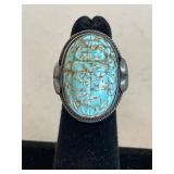 Sterling  Egyptian Scarab Ring
