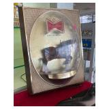 Budweiser Advertising Clydesdale Horse Sign