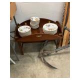 Wooden Butler Serving Style Coffee Table