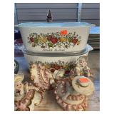 2- 4 Quart Corning Ware pans