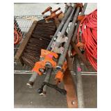 Clamps, Broom Heads, T Square Lot