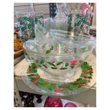 Vintage Christmas Dish Set