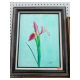 Flower Painting oil on Canvas Framed