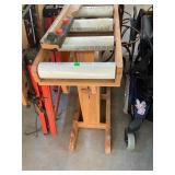 Wooden Rack with Rollers