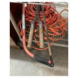Extension Cord, Saw, Snips Lot
