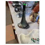 Carnival Glass Trumpet Glass Vase