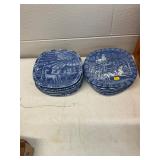 Blue White Julen Limited Edition Collectors Plates