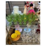 Vintage Green Glass Set