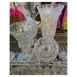 Crystal Vases Lot