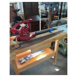 Large Hand Saw & Electric Leaf Blower