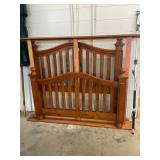 Large Wooden Bedframe