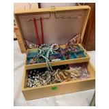 Jewlery Box with Vintage Jewelry