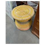 Wicker Foot Stool