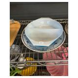 Vintage Pyrex and Serving Platter