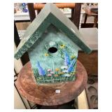 Painted Bird House