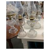 Pair of Antique Oil Lamps