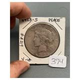 1923 Peace Silver Dollar