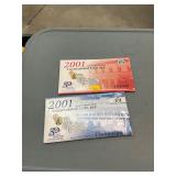 2001 Uncirculated Coin Set
