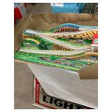 Vintage Tin Litho Train Set