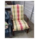 Plaid Arm Chair