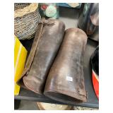 Vintage Leather Riding Half Chaps