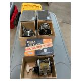 Vintage Fishing Reels in Boxes