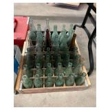 Antique Bottles 2 crates attached Lots of Montross