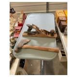 Antique Plane and Hatchet