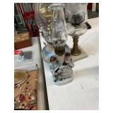 Vintage Figural Oil Lamp