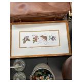 Signed Mouse and Berries Print