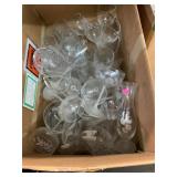 Large Hummingbird Avon Glass Set