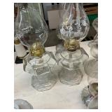 Pair of Vintage Oil Lamps