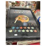 4 Vintage NFL Football Trays