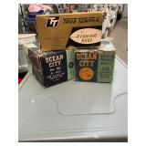 Vintage Fishing Reels in Boxes