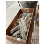 Antique Bottles in Crate