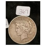 1922 Silver Peace Dollar