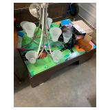 Childs Toy Train Car Play Table