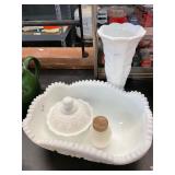 Milk Glass Lot